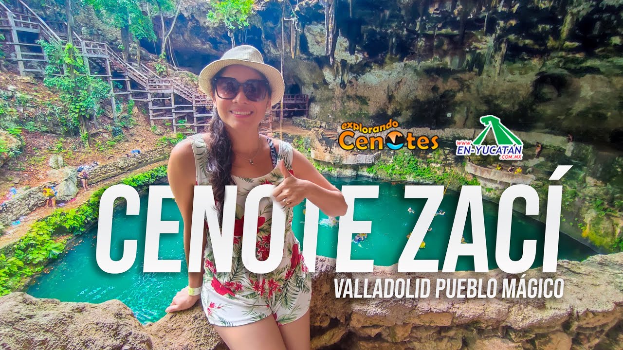 Cenote Zací en el Corazón de Valladolid Pueblo Mágico