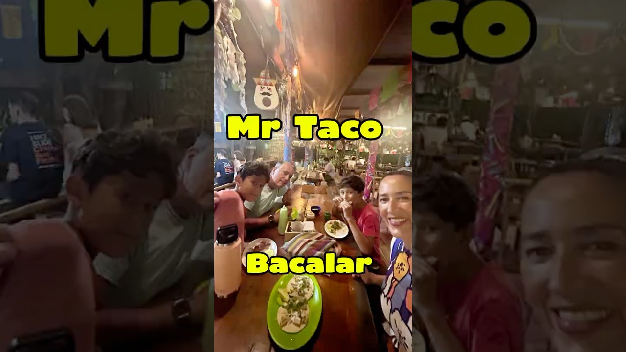 Taquitos en Bacalar. Mr Taco