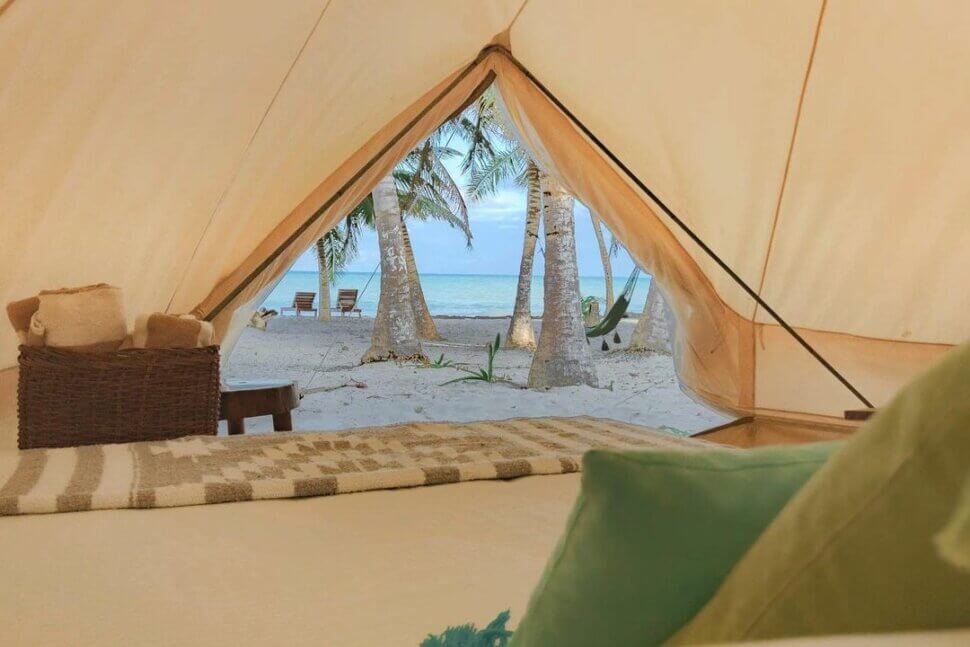 Acampar en Punta Allen