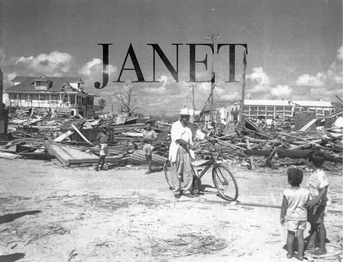 Huracán Janet en Chetumal (1955): la noche que destruyó la ciudad huracan janet