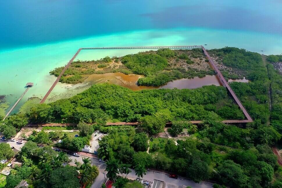 Muelle Ecoparque Bacalar